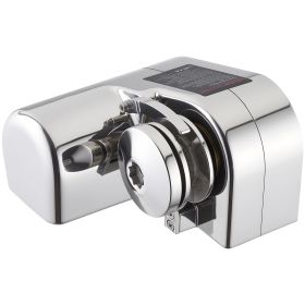 Horizontal Fishing Windlass, 12V DC 600W, Windlass Anchor Systems Fit for 1/4-Inch Chain or 9/16 & 5/8 Inch Nylon Rope, Max Pull 573 lbs